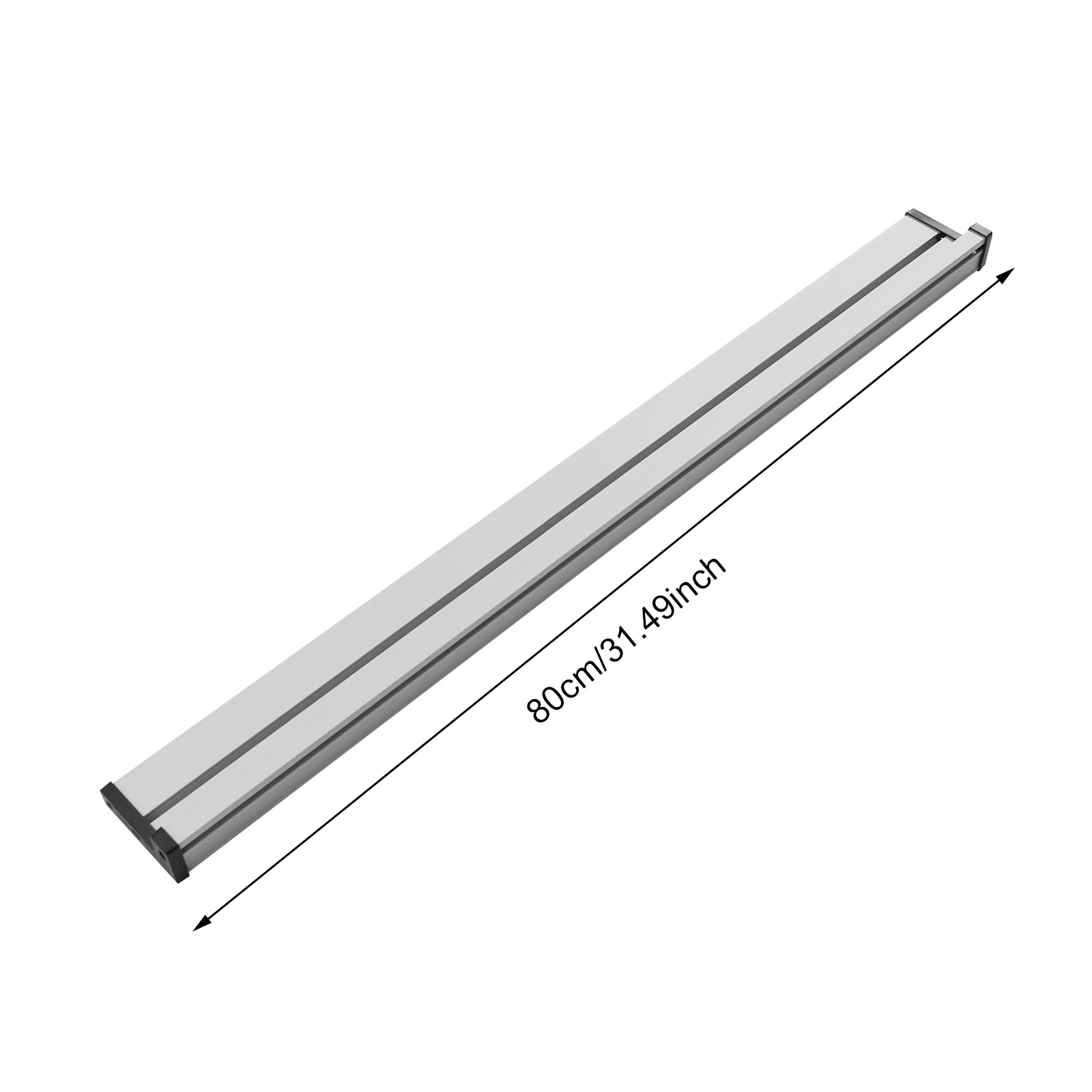 75 Type T-Slot Aluminum Alloy Miter Rail Silver up to 13mm/5.51in Fence And Woodworking Projects - DIY Woodworking Tools