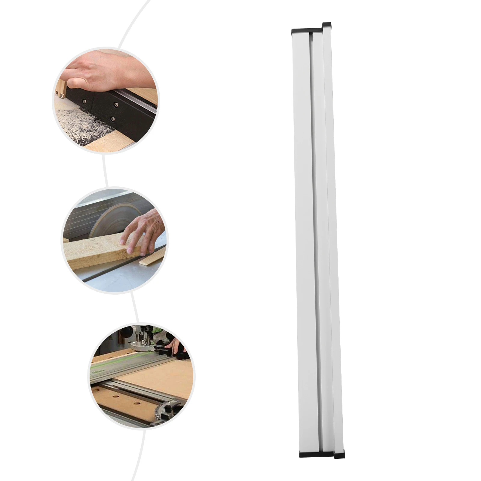 75 Type T-Slot Aluminum Alloy Miter Rail Silver up to 13mm/5.51in Fence And Woodworking Projects - DIY Woodworking Tools