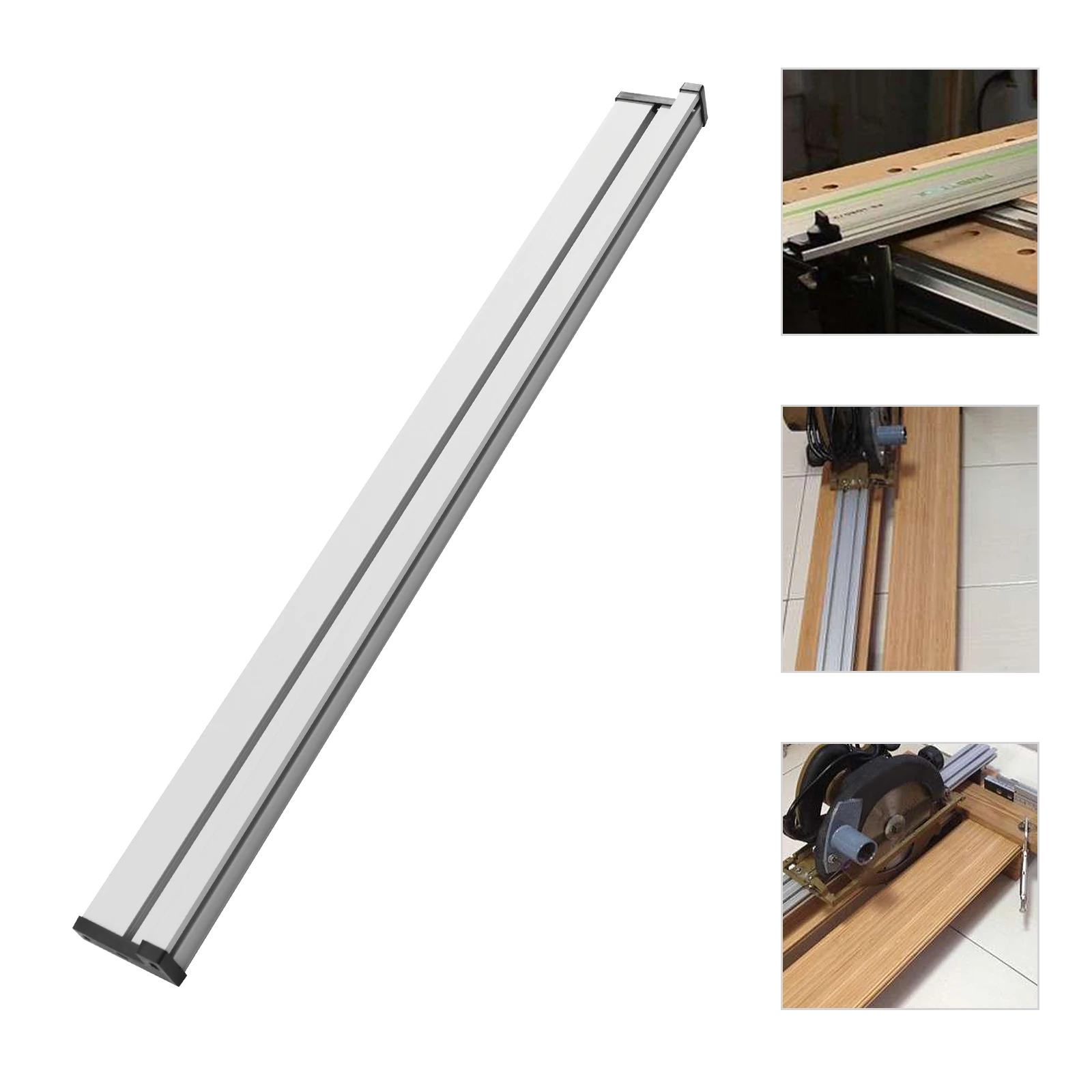 75 Type T-Slot Aluminum Alloy Miter Rail Silver up to 13mm/5.51in Fence And Woodworking Projects - DIY Woodworking Tools