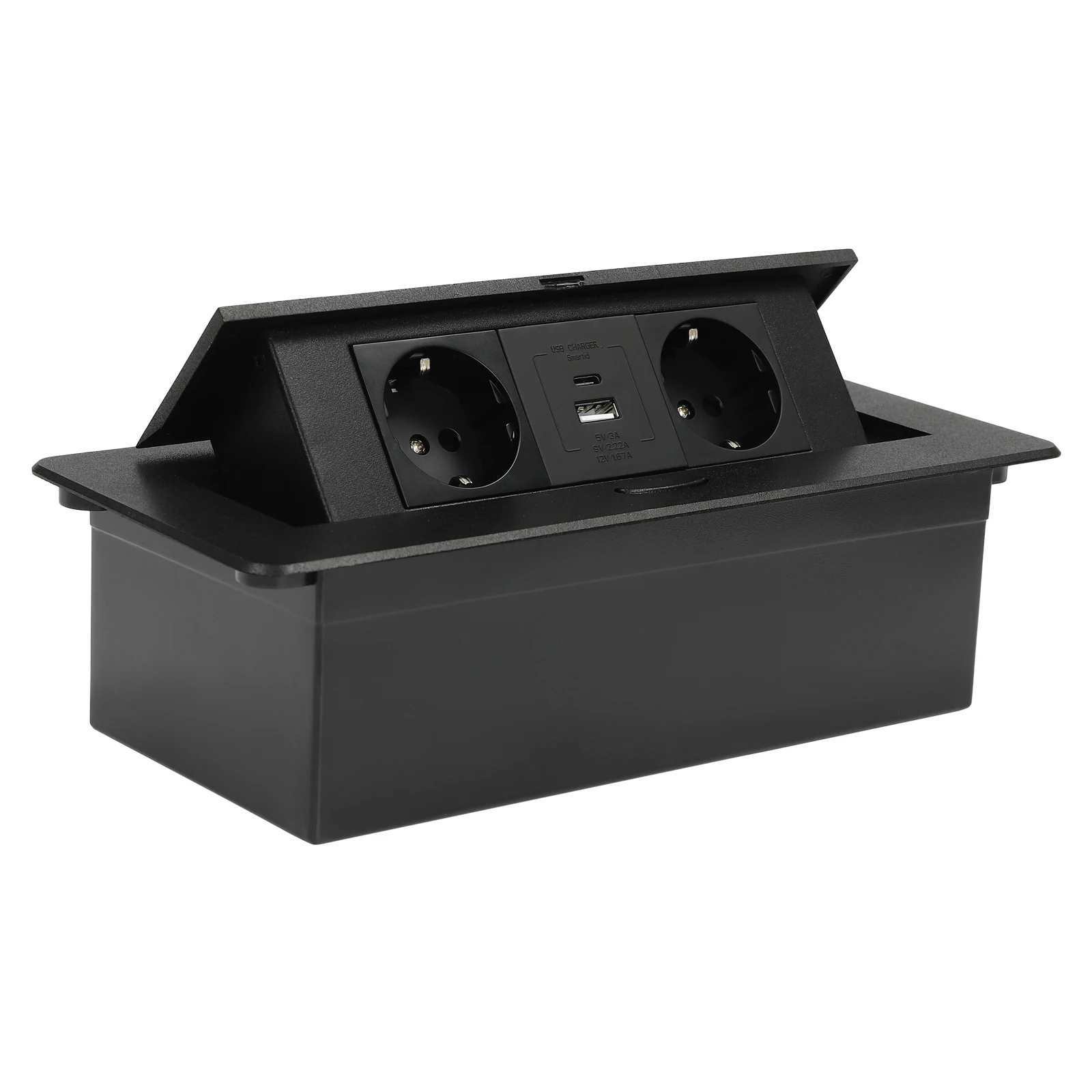 Retractable Socket Outlet, Desk Socket Outlet, Retractable Built-in Socket Outlet, USB Quick-charging Pop-up Desktop Socket