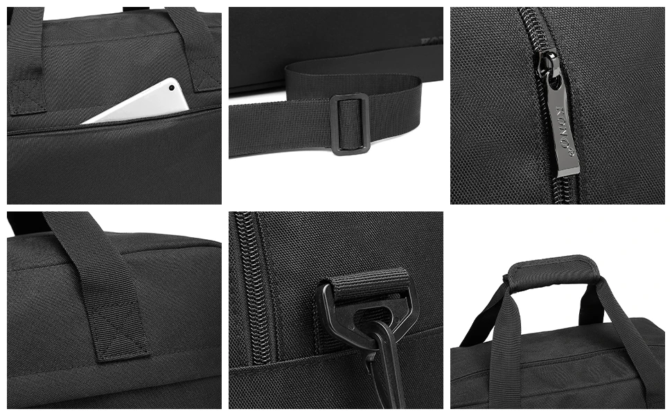 KONO Travel Bag Unisex hand luggage bag Ryanair Gym Weekender bag for Travel and Fitness, Compact and Practical