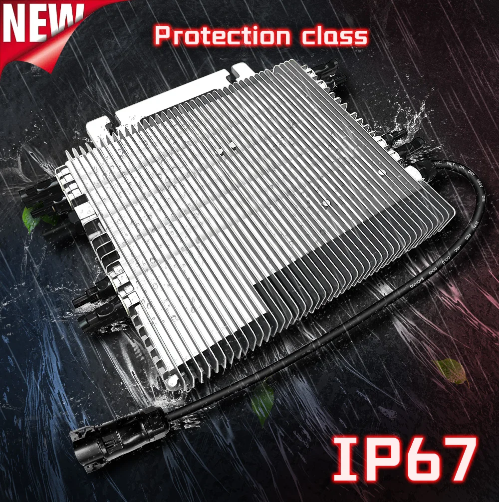2000W Deye PV Grid on Inverter DC22-60V AC230V IP67 with WiFi Function Max Connect 4PCS 400-600W Efficient Micro Converter