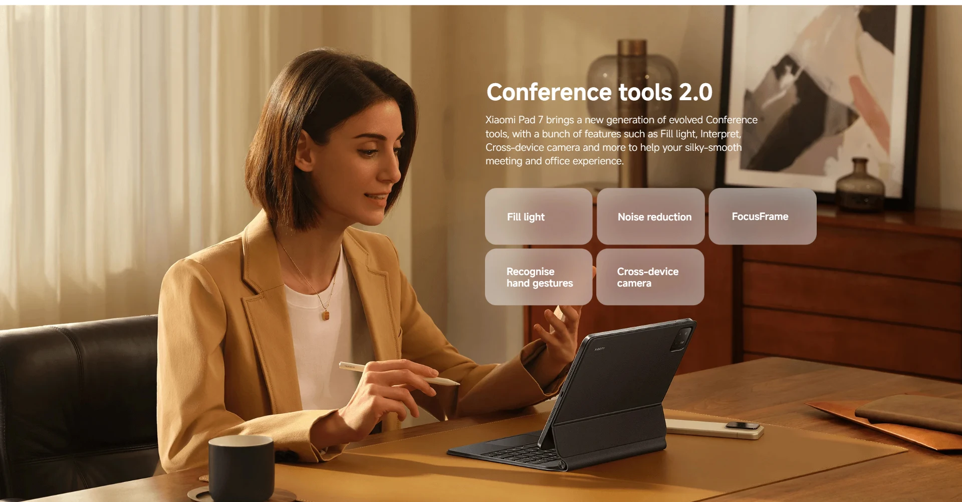 Xiaomi Pad 7 Global Version Snapdragon® 7+ Gen 3 Processor 3.2K 144Hz Display 8850mAh 45W Turbo Charge MI Pad 7