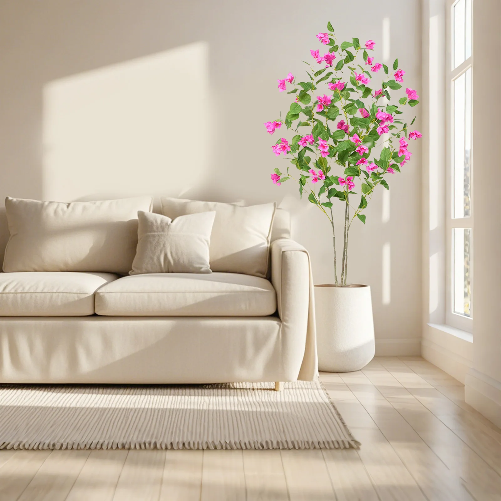 Bougainvillea Artificial Tree Artificial Bougainvillea Tree Fake Potted Plant for Office Home Decor Housewarming Gift