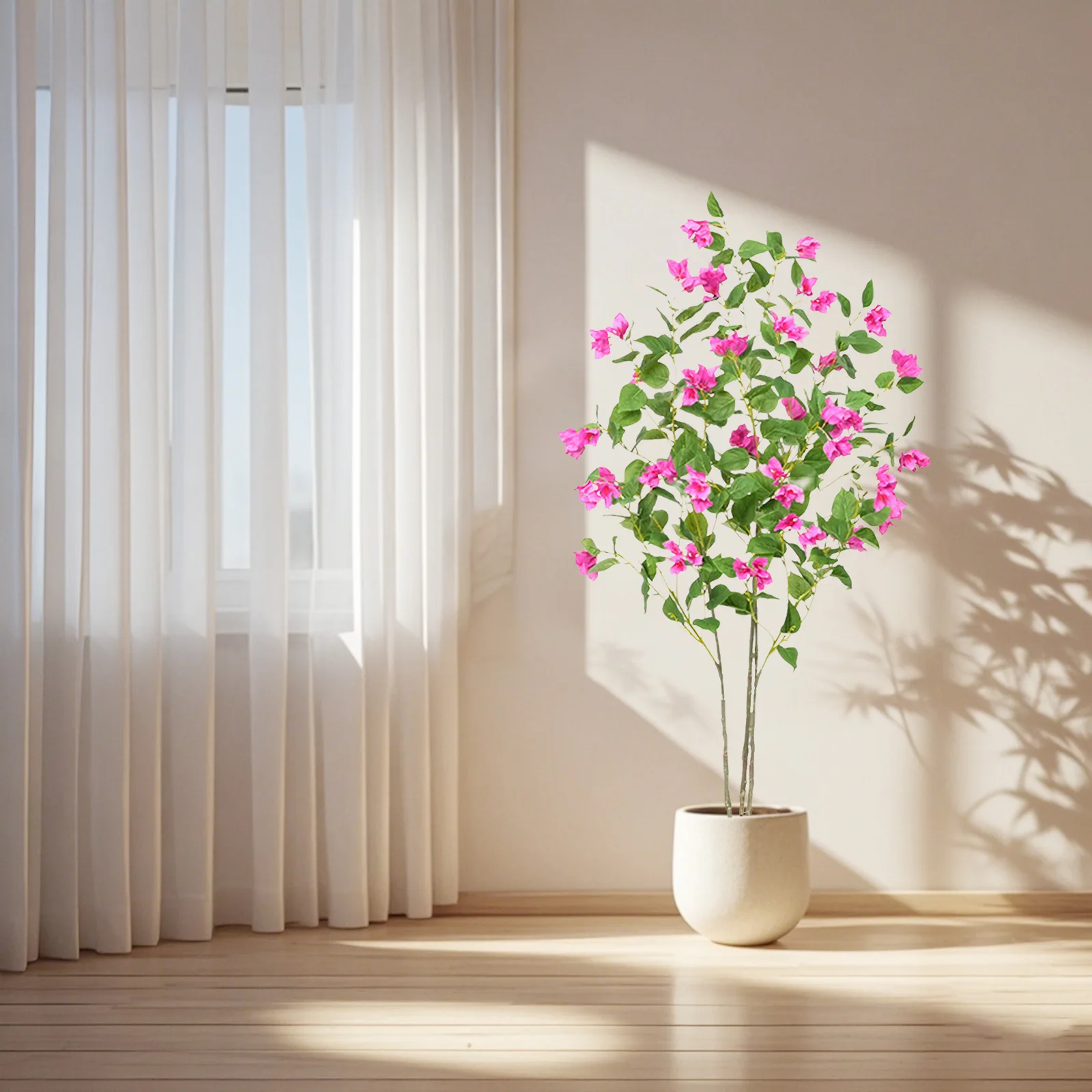 Bougainvillea Artificial Tree Artificial Bougainvillea Tree Fake Potted Plant for Office Home Decor Housewarming Gift