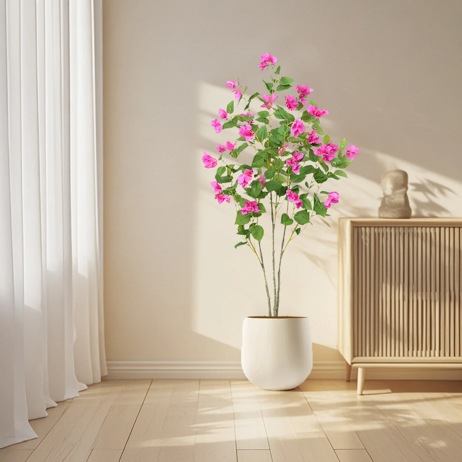 Bougainvillea Artificial Tree Artificial Bougainvillea Tree Fake Potted Plant for Office Home Decor Housewarming Gift