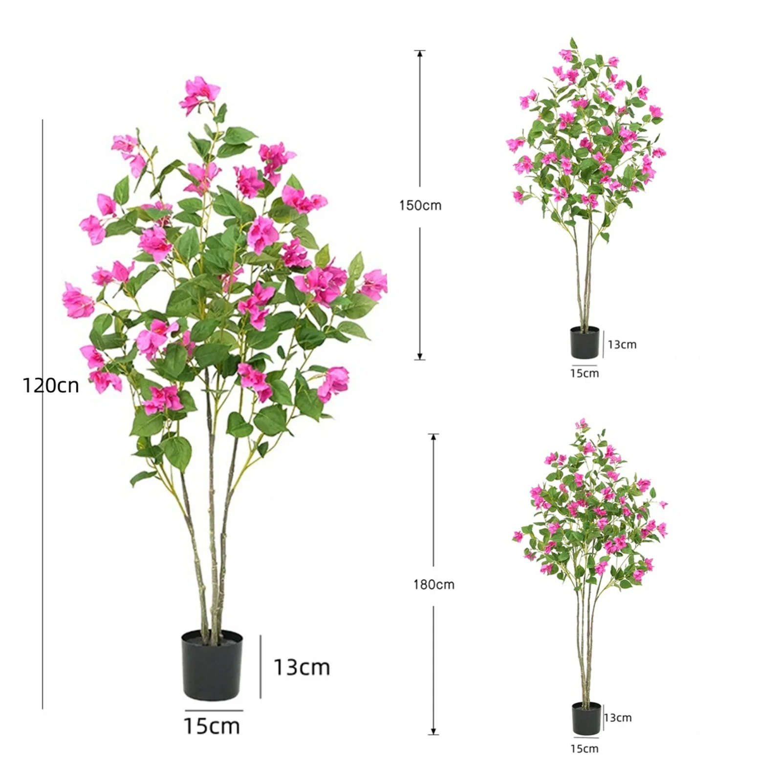 Bougainvillea Artificial Tree Artificial Bougainvillea Tree Fake Potted Plant for Office Home Decor Housewarming Gift