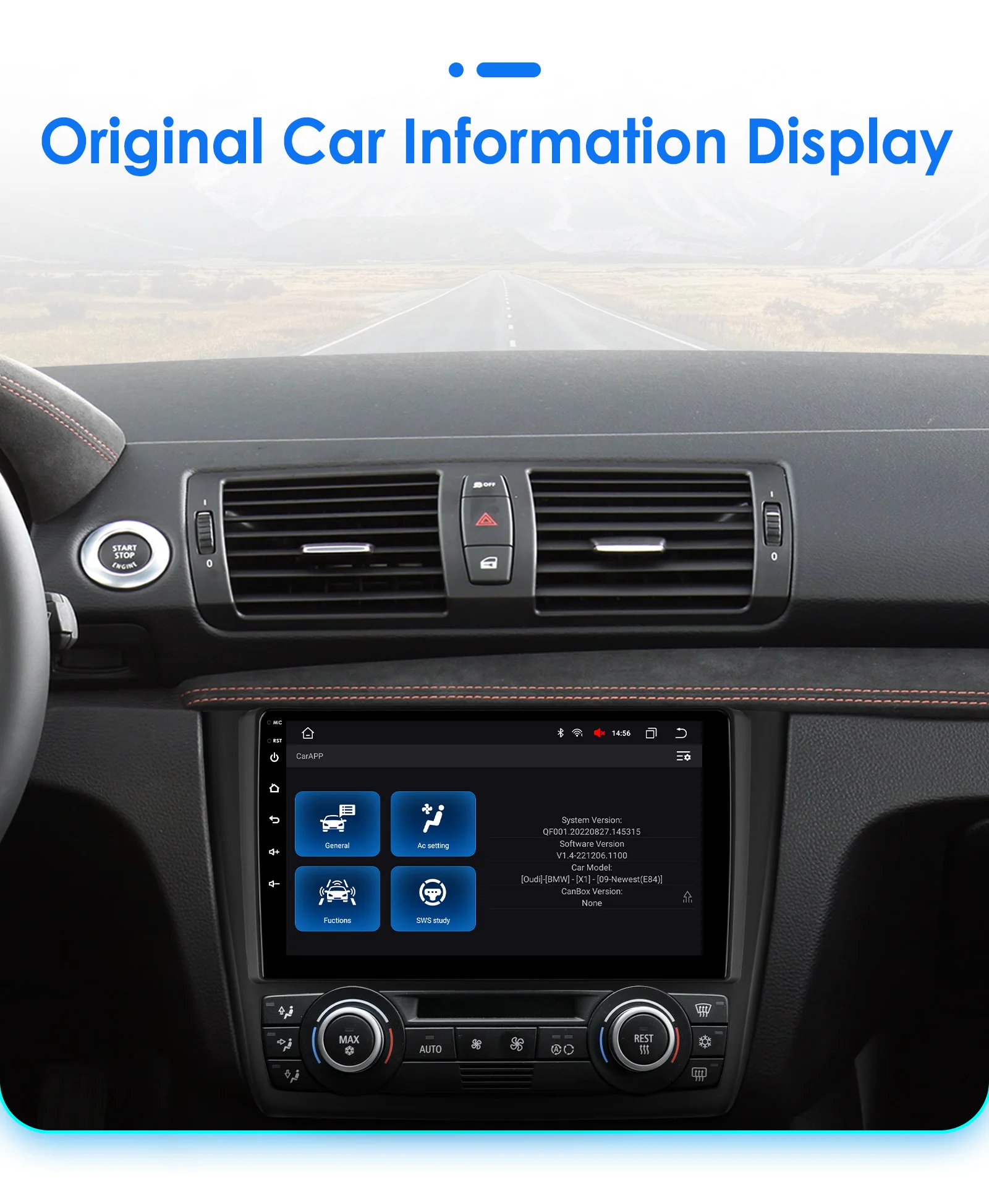 Hizpo Android 13 Car Multimedia Radio For BMW 1-Series 1 Series E87 E81 E82 E88 2004 - 2011 4G GPS Video PLayer Navi Carplay DSP
