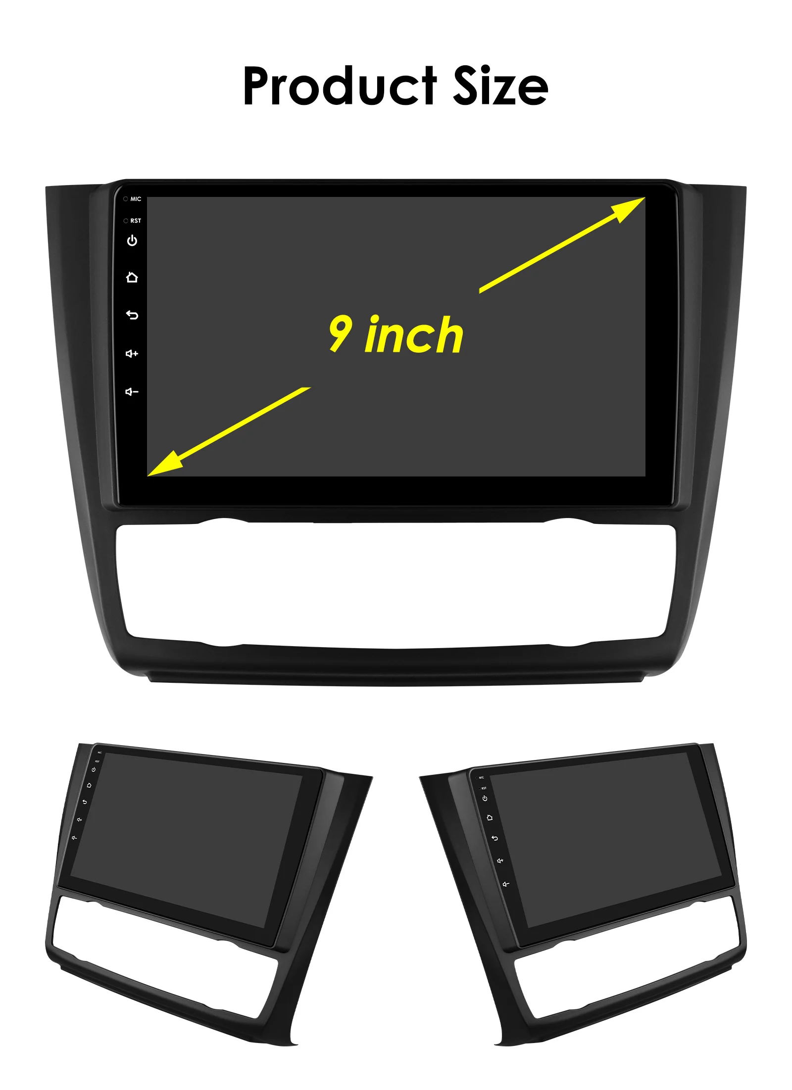 Hizpo Android 13 Car Multimedia Radio For BMW 1-Series 1 Series E87 E81 E82 E88 2004 - 2011 4G GPS Video PLayer Navi Carplay DSP