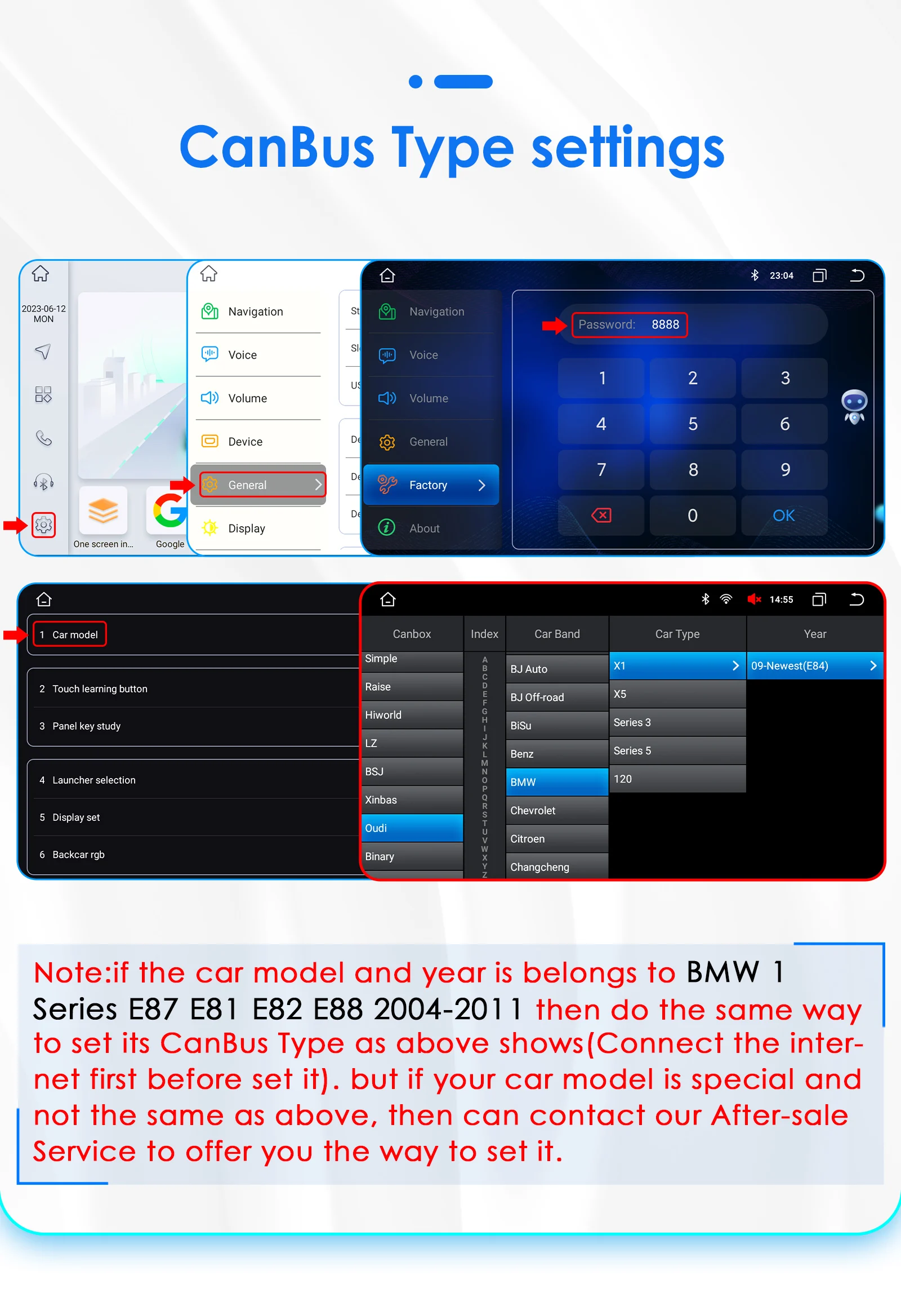 Hizpo Android 13 Car Multimedia Radio For BMW 1-Series 1 Series E87 E81 E82 E88 2004 - 2011 4G GPS Video PLayer Navi Carplay DSP
