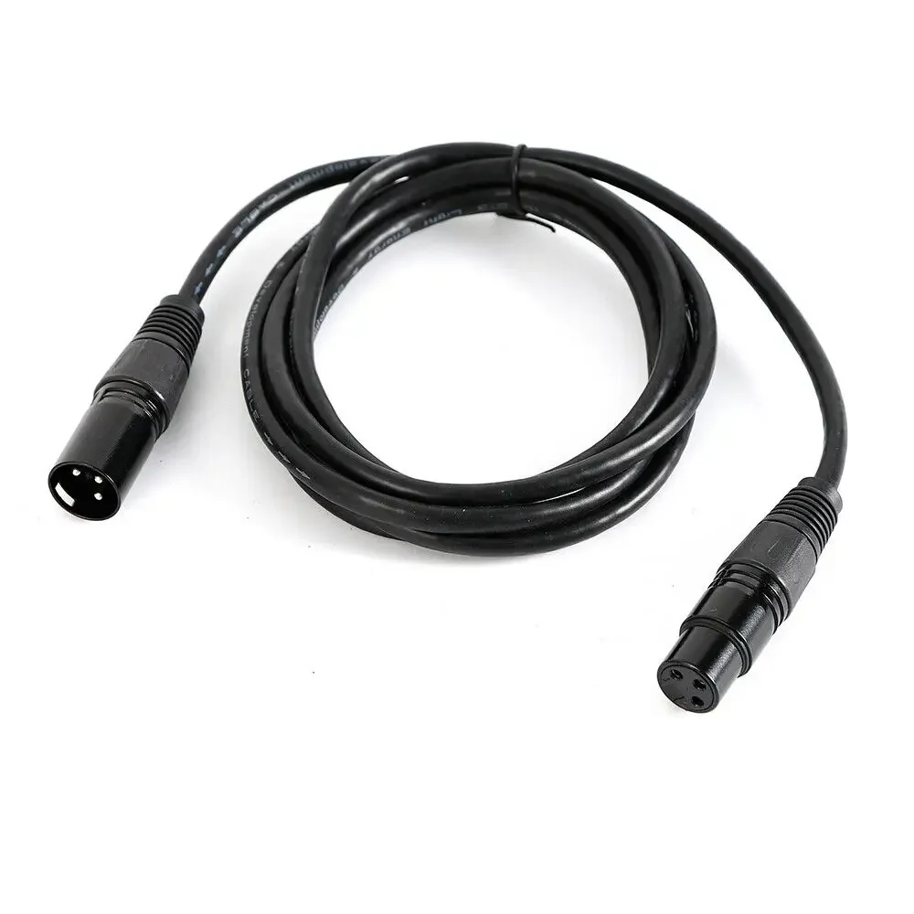 10 x Dmx Cable 2.0 m Xlr 3-Pole Male-Female For 110 Ohm Application
