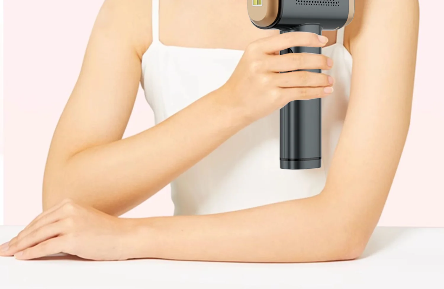 Sapphire Cooling IPL Hair Removal 10℃ Skin Temp Control Painless Safe Permanent Smart Sensor Hair Remover For Women Men Body