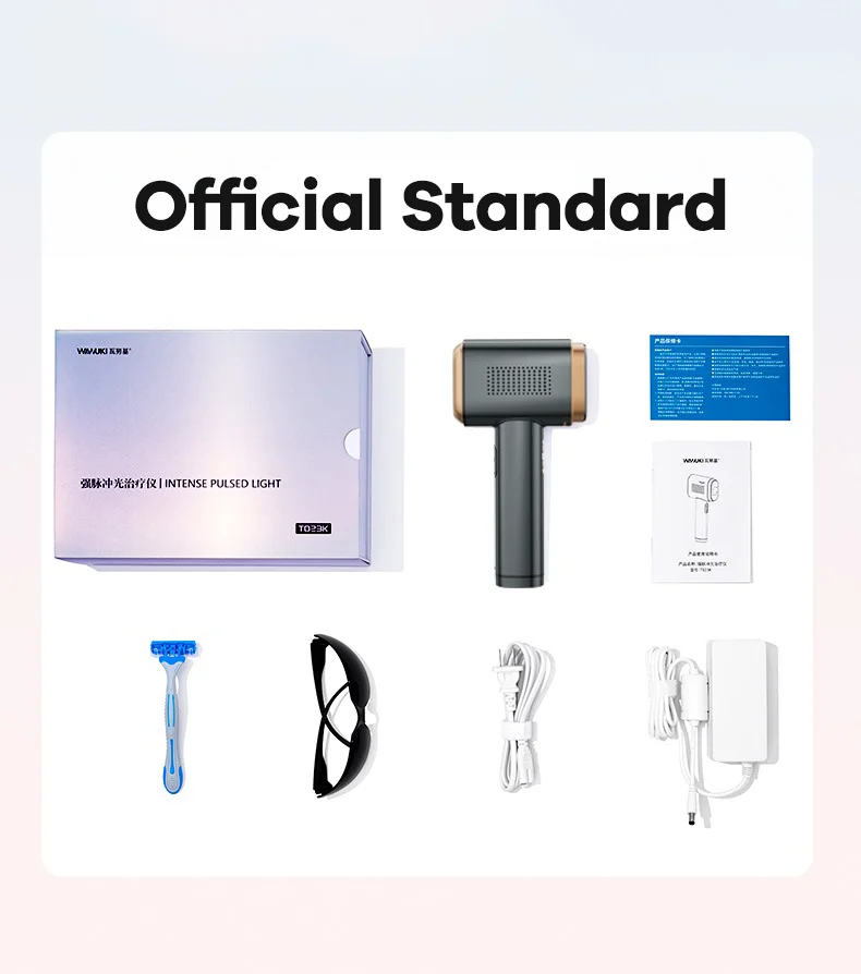 Sapphire Cooling IPL Hair Removal 10℃ Skin Temp Control Painless Safe Permanent Smart Sensor Hair Remover For Women Men Body