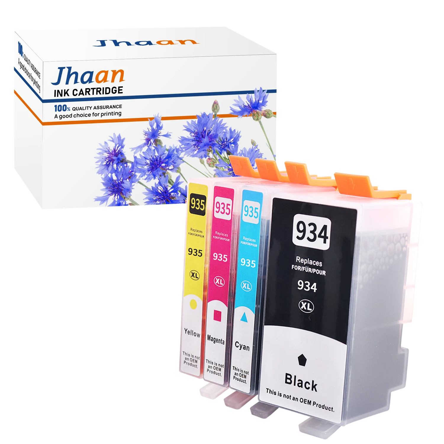 Jhaan 934XL 935XL Ink Cartridges Compatible with HP 934XL 935XL Cartridges for HP Officejet Pro 6230 6830 Officejet 6820 6800