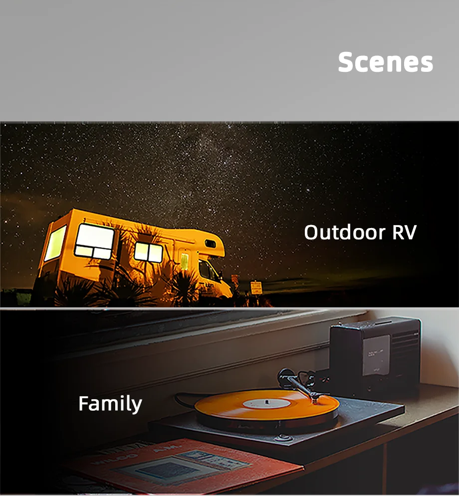 Fchao 6000W Pure Sine Wave Inverter 24V to 220V | Eu Plug | Lcd Display & Remote Control | For Home, Rv, Camping, Off-Grid Use