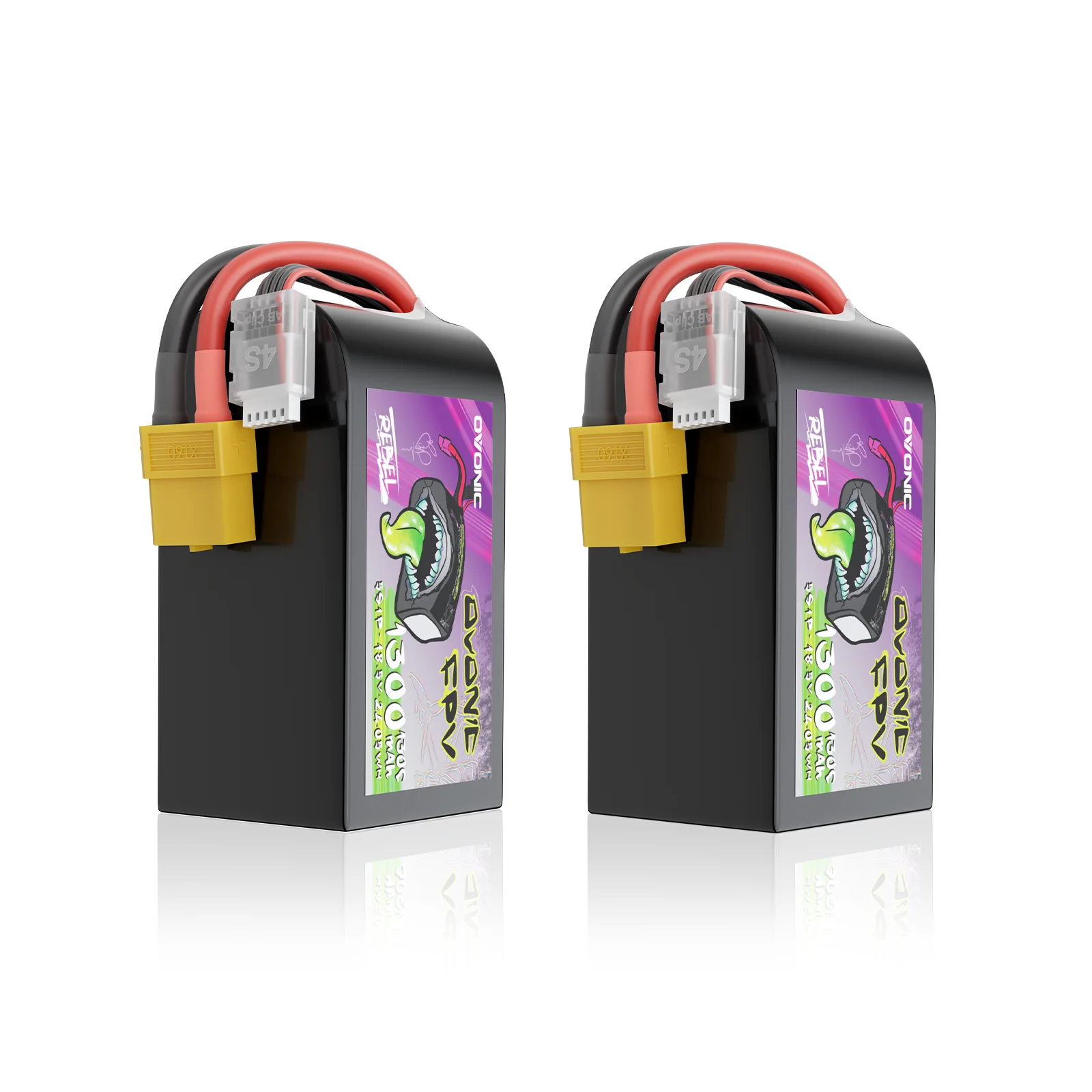 Ovonic 130C 5S 1300mah Lipo Battery 18.5V with XT60 Plug for 5 to 6 inch FPV Racing Freestyle Long-Range Drone Brushless FPV(2P