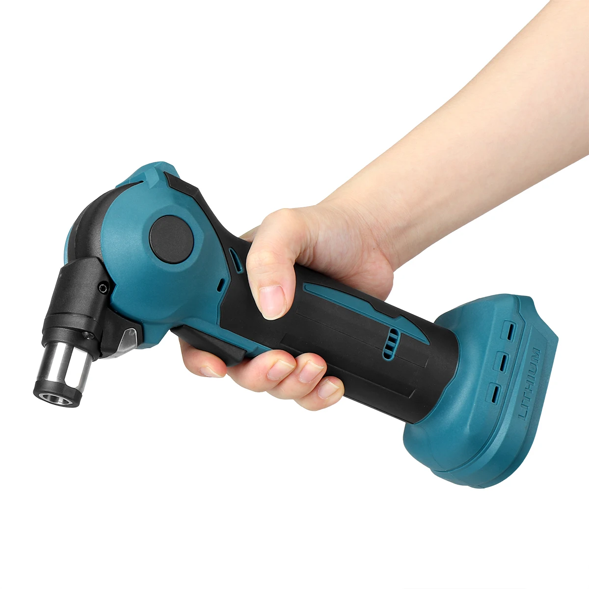 0°/45°/90° Cordless Electric Hammer Drill 4200ipm Rechargeable Hammer Drilling and Chiseling Power Tool for 18V Battery