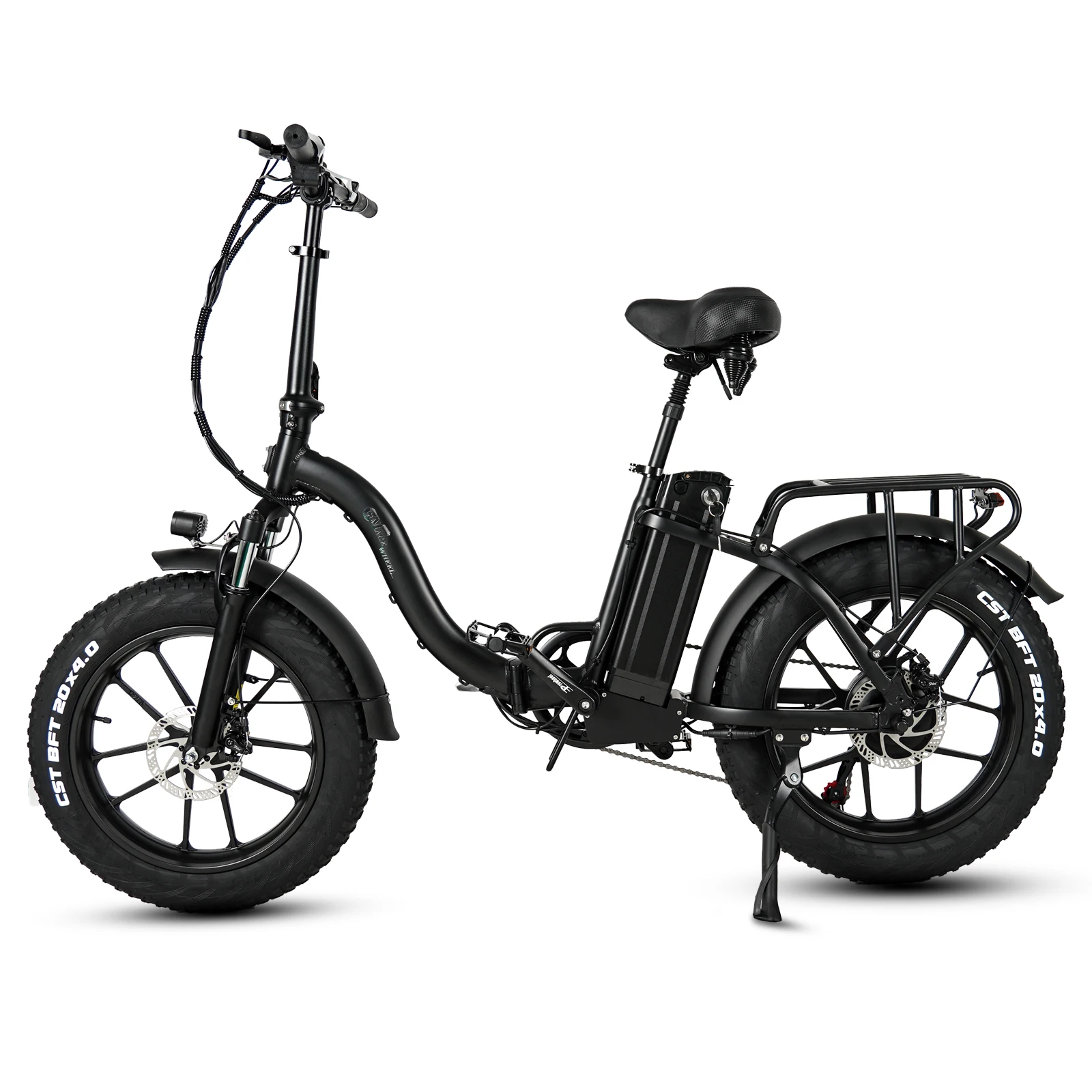 Cmacewheel Y20 750W 48V Mountain Electric Bicycle BIKE 20" Fat Tyres 18AH Battery Men's E-Mountain Ebike Electric Bicycle