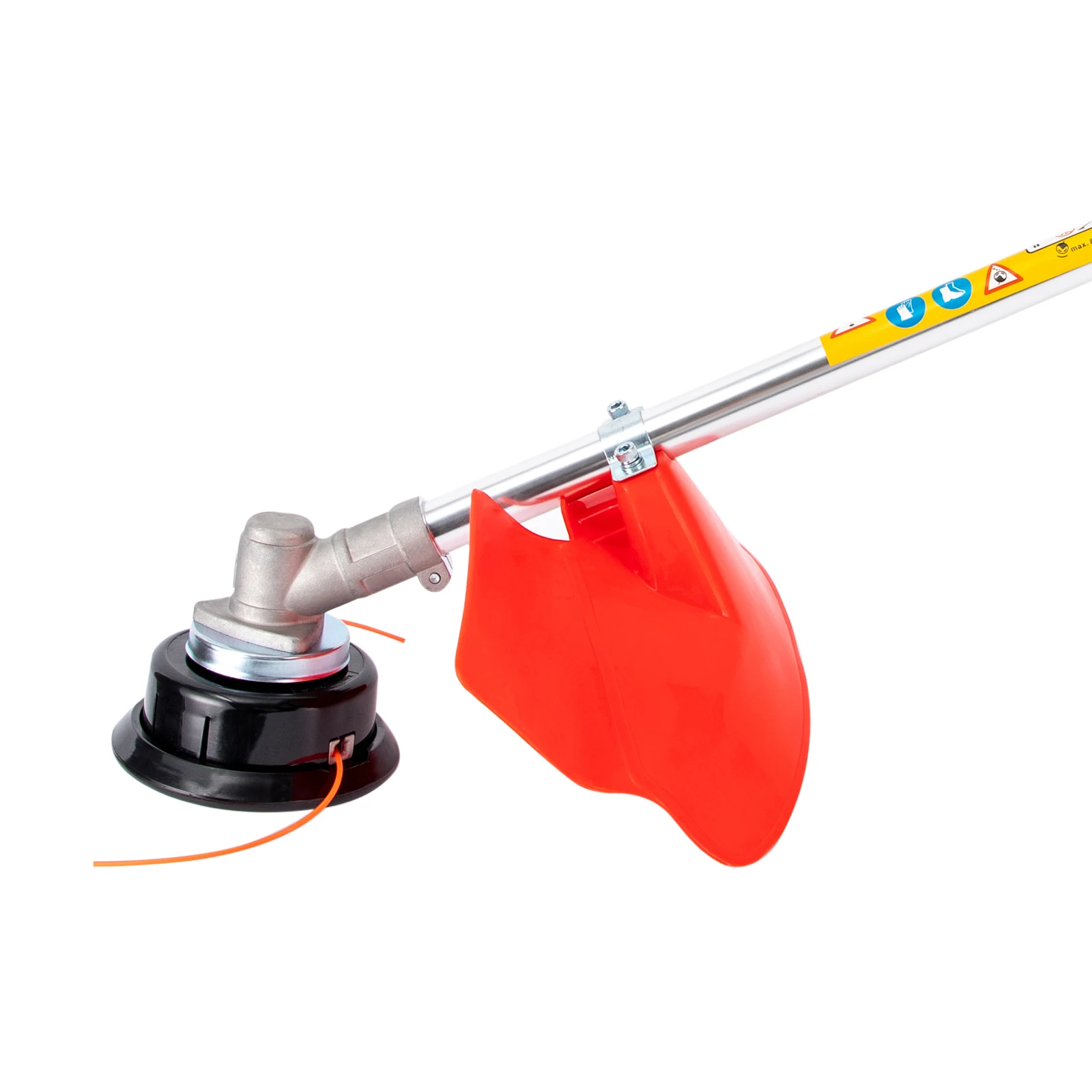 52cc Petrol Strimmer, 2-Stroke Gas Pole Hedge Trimmer for Agriculture, Forest Firefighting, Gardening,2.7m Extendable, 40cm Cut