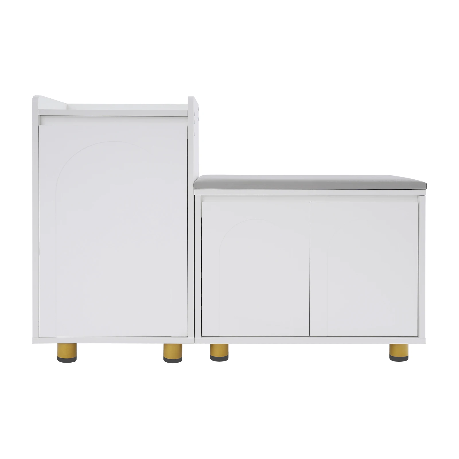 Home Shoes Storage Holder Shoe Organizers Rack Shelf Freestanding Shoe Cabinet with Cushions for Hallway Living Room Bedroom