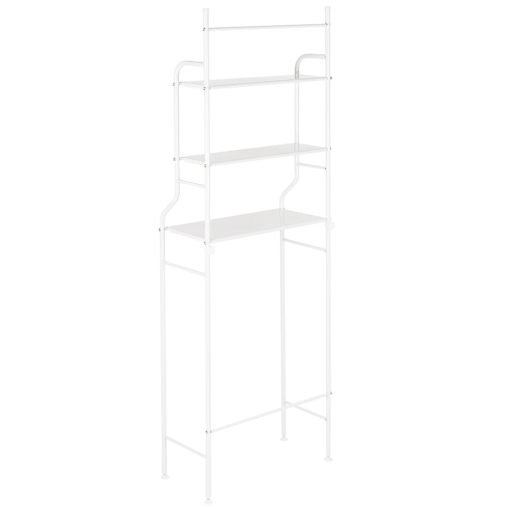 3-Tier Over the Toilet Storage, Space Saver Metal Bathroom Shelves, Freestanding Over the Toilet Storage Shelf