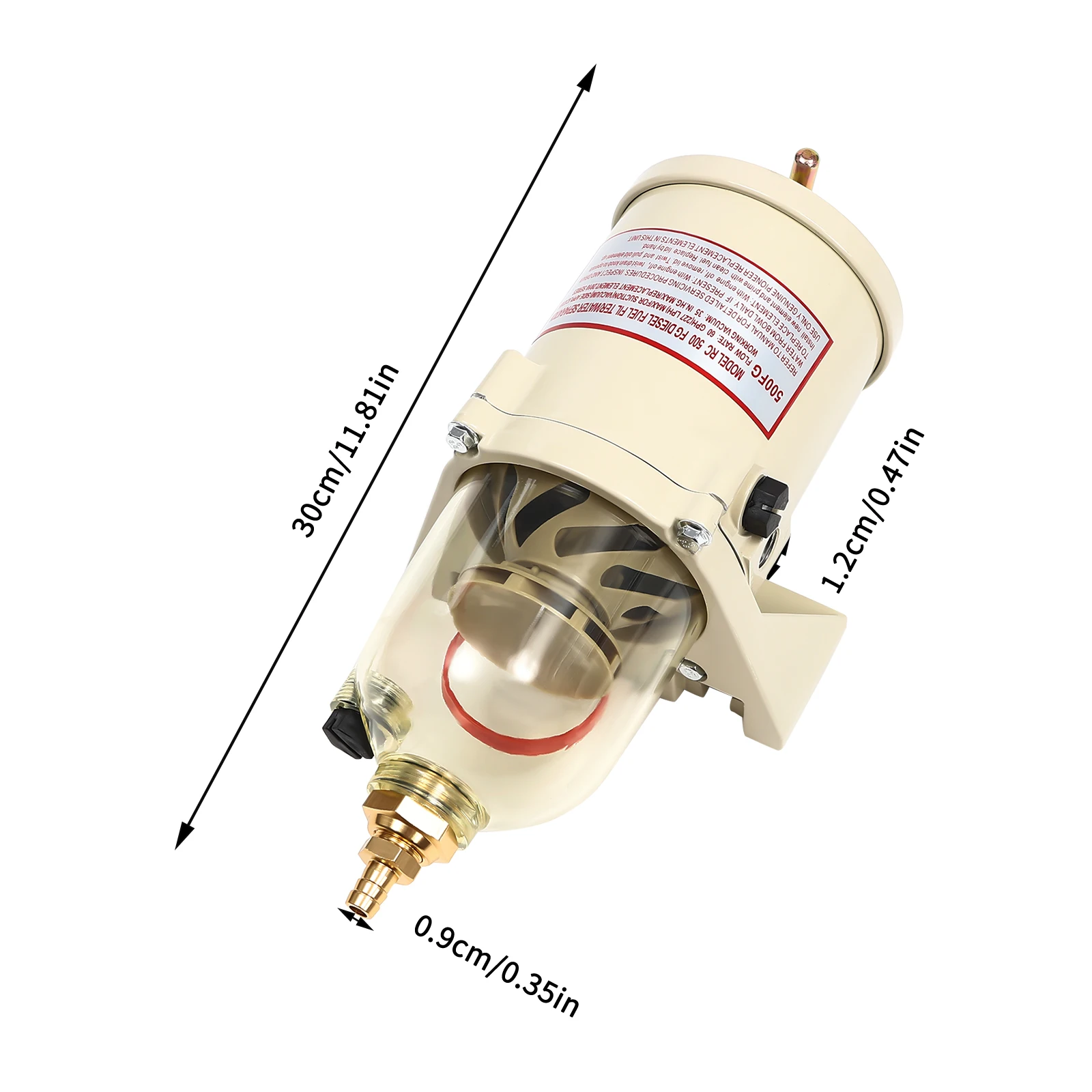 Oil-water Separator 500FG 500FH Marine Engine Fuel Oil Water Separator Turbine Diesel Filter Cartridge