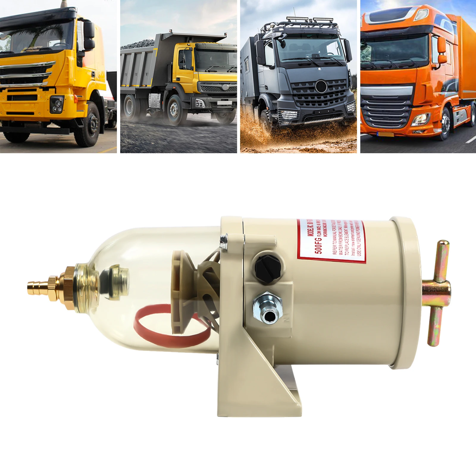 Oil-water Separator 500FG 500FH Marine Engine Fuel Oil Water Separator Turbine Diesel Filter Cartridge