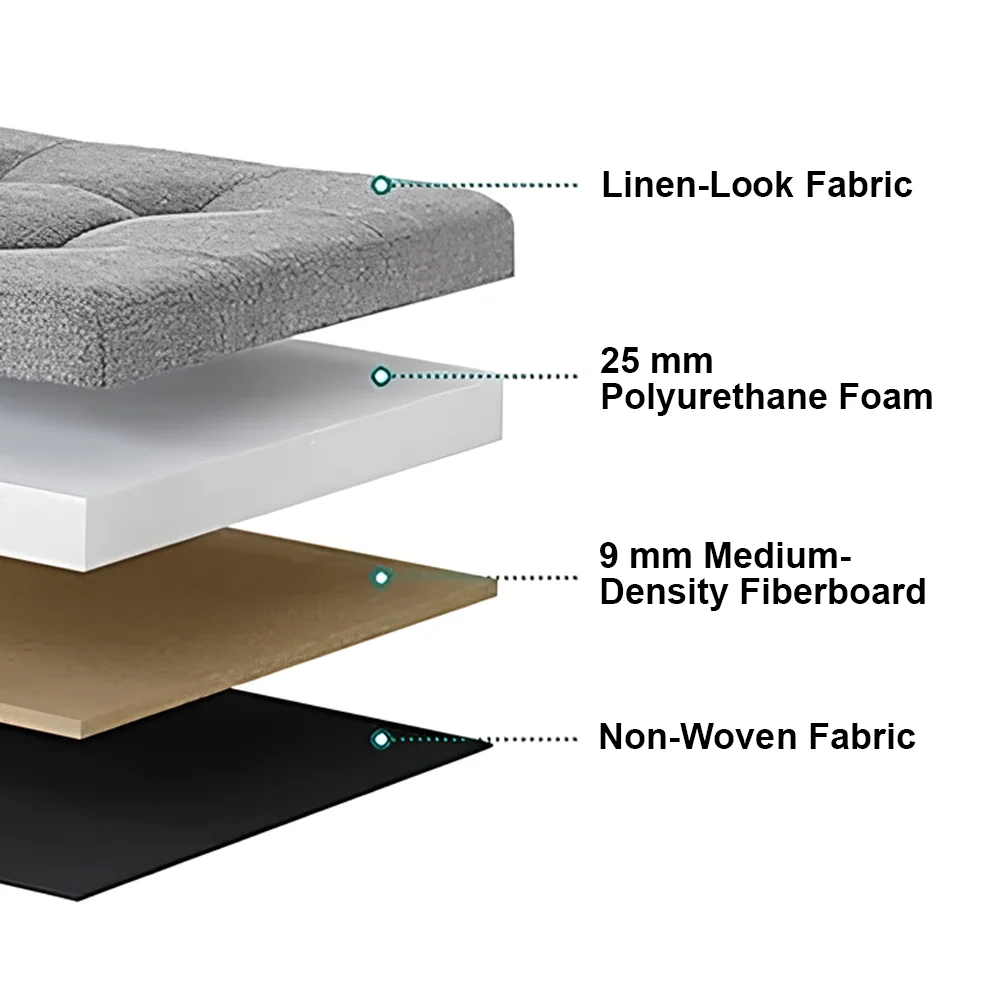 Storage Foot Stool Foldable Bench Seat Stool Footchair Removable Lid Upholstered Seat 76*38*38cm/38*38*32cm
