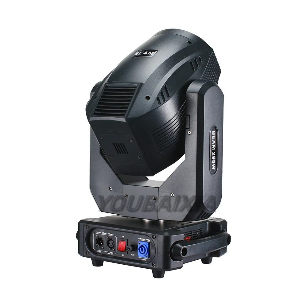 LED 295W Beam Head Mobile 14R Spot Cleaning Gobo Biprism High Power DMX Light DJ Stage Bar Disco Concert Party