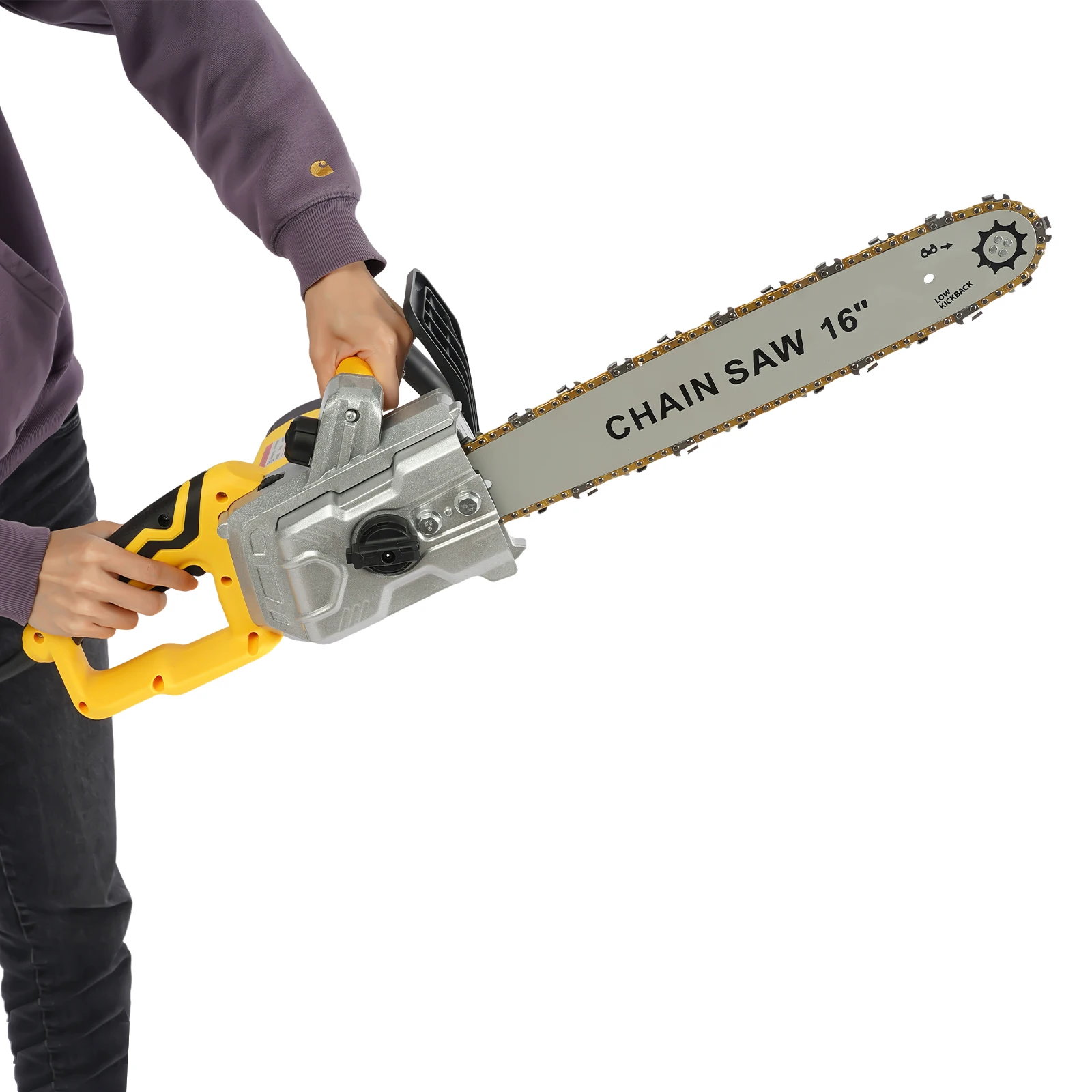 2000W 800R/Mincordless Chainsaw Handheld Garden Electric Chain Saw Woodwork Cutting Electric Saw for Tree Branch Wood Cutting