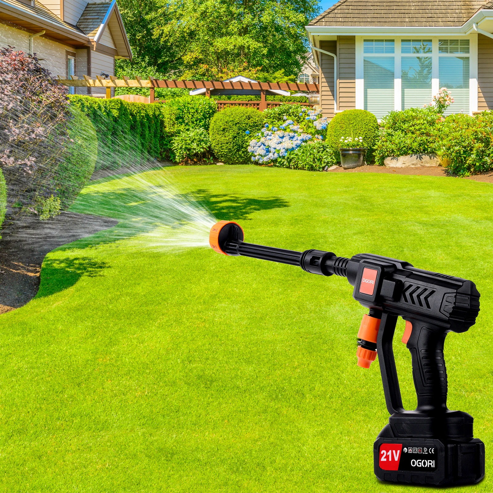 Wireless High Pressure Car Wash Water Gun Car Washer For Auto Home Garden Cleaning Car Washing