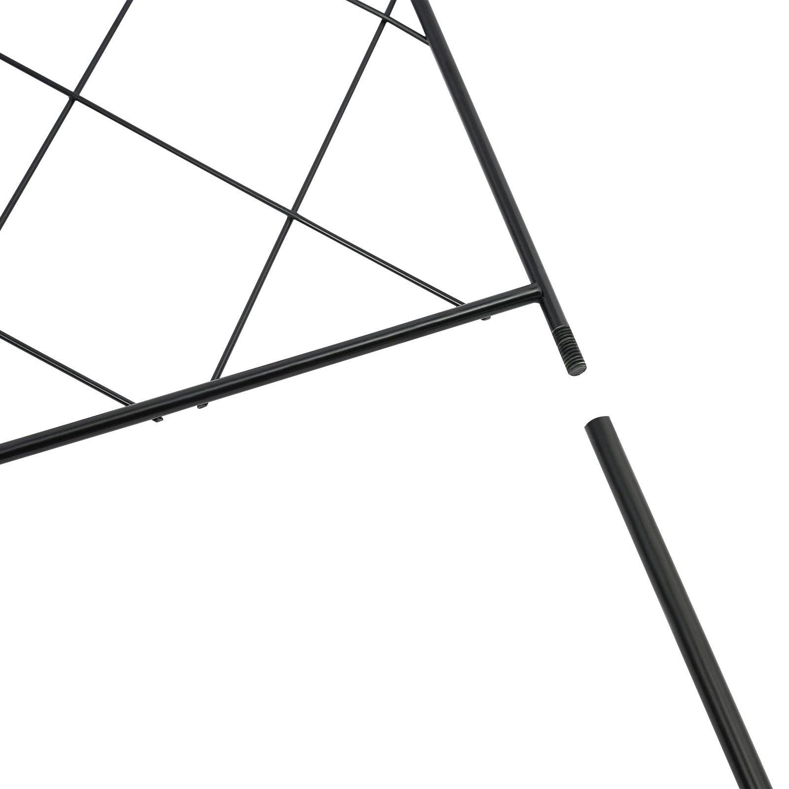 10pcs Metal Garden Fence Panels Decorative Garden Fence Animal Barrier Iron Fence Panels 61x33x6cm Diamond