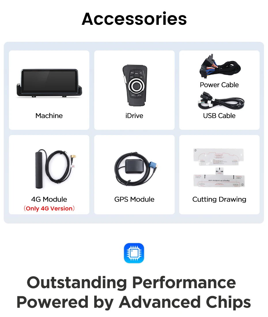 Junsun CarPlay For Apple Car Radio Multimedia For BMW E90 E91 E92 E93 2005-2012 Bluetooth Wireless Android Auto 4G GPS Stereo