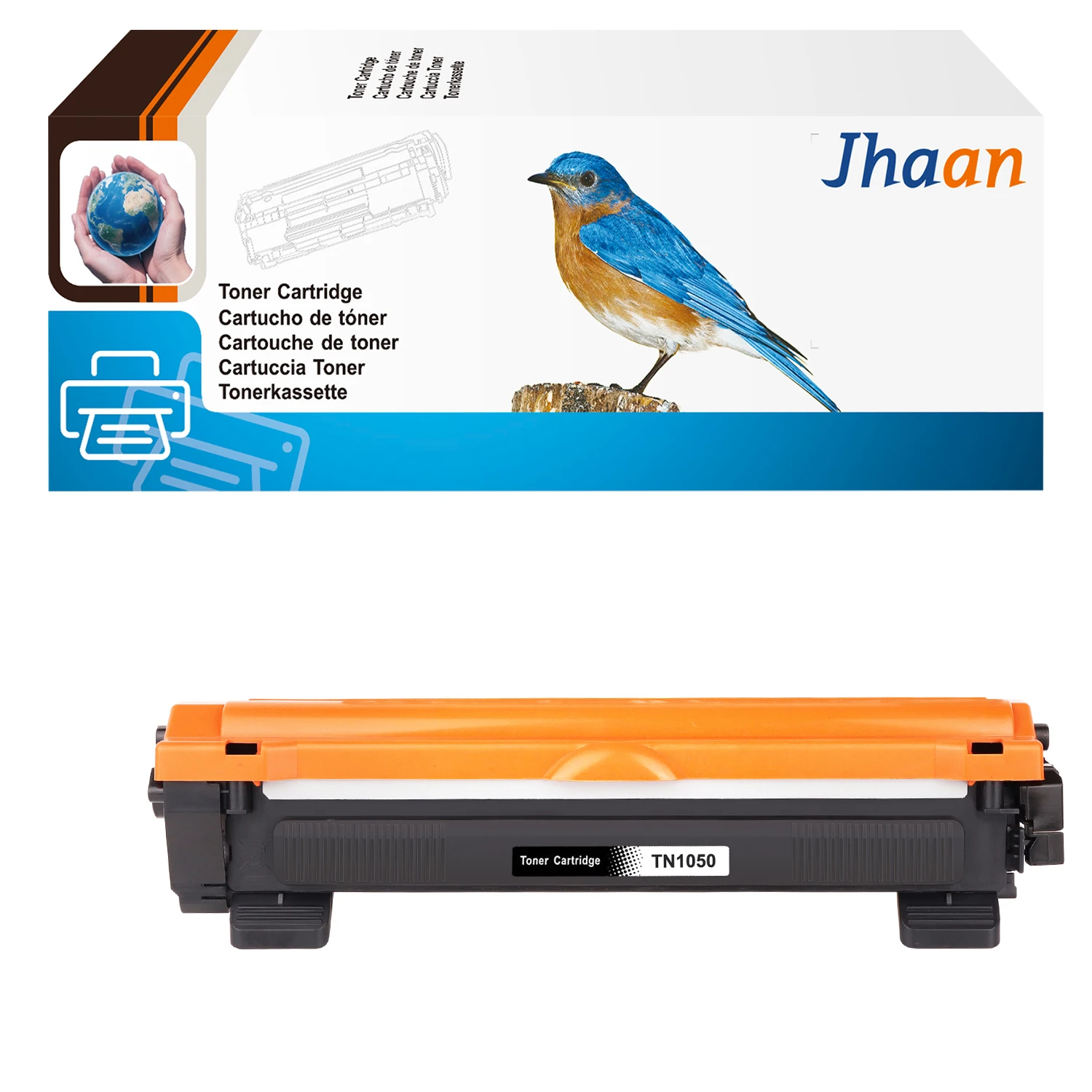 Jhaan TN1050 Toner Compatible with Brother TN1050 TN-1050 for Brother DCP-1510 1510E 1512 1512A 1512E 1601 1610W 1612 1612W 1616