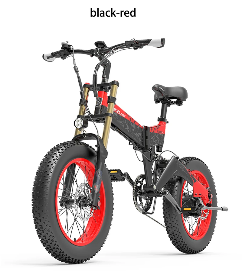 LANKELEISI X3000Plus Electric Bicycle 1000W Motor 48V17.5AH Lithium Battery Electric Bike Aldult 20*4.0Inch Fat Tire City E-Bike