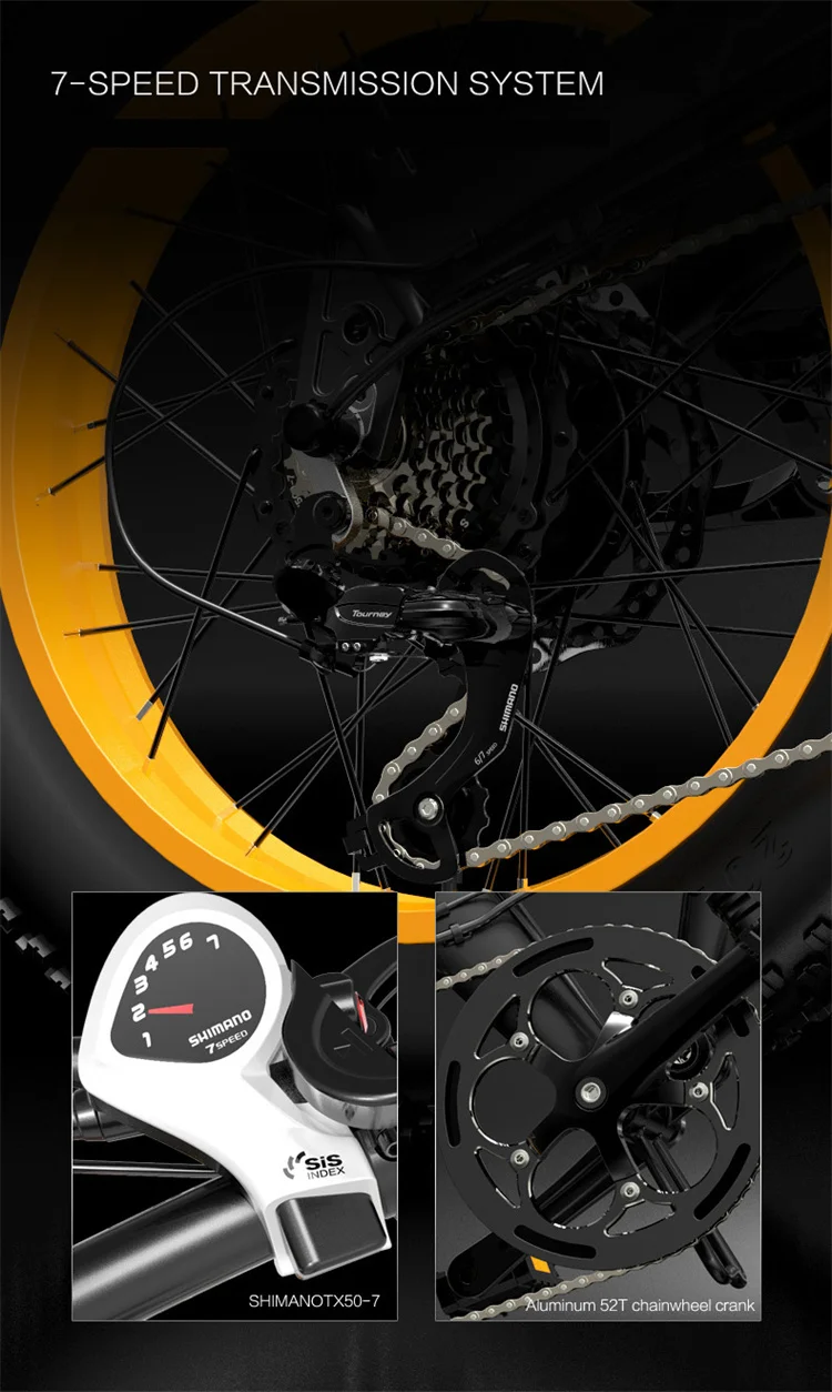 LANKELEISI X3000Plus Electric Bicycle 1000W Motor 48V17.5AH Lithium Battery Electric Bike Aldult 20*4.0Inch Fat Tire City E-Bike