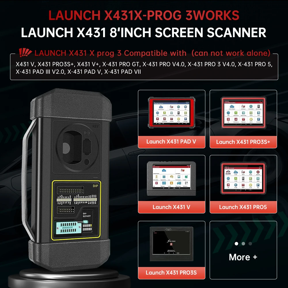 LAUNCH X431 X-PROG 3 Key Programming Diagnostic Tool Auto Professional Immobilizer Programmer XPROG For X431 V X431 V+ PAD V PAD
