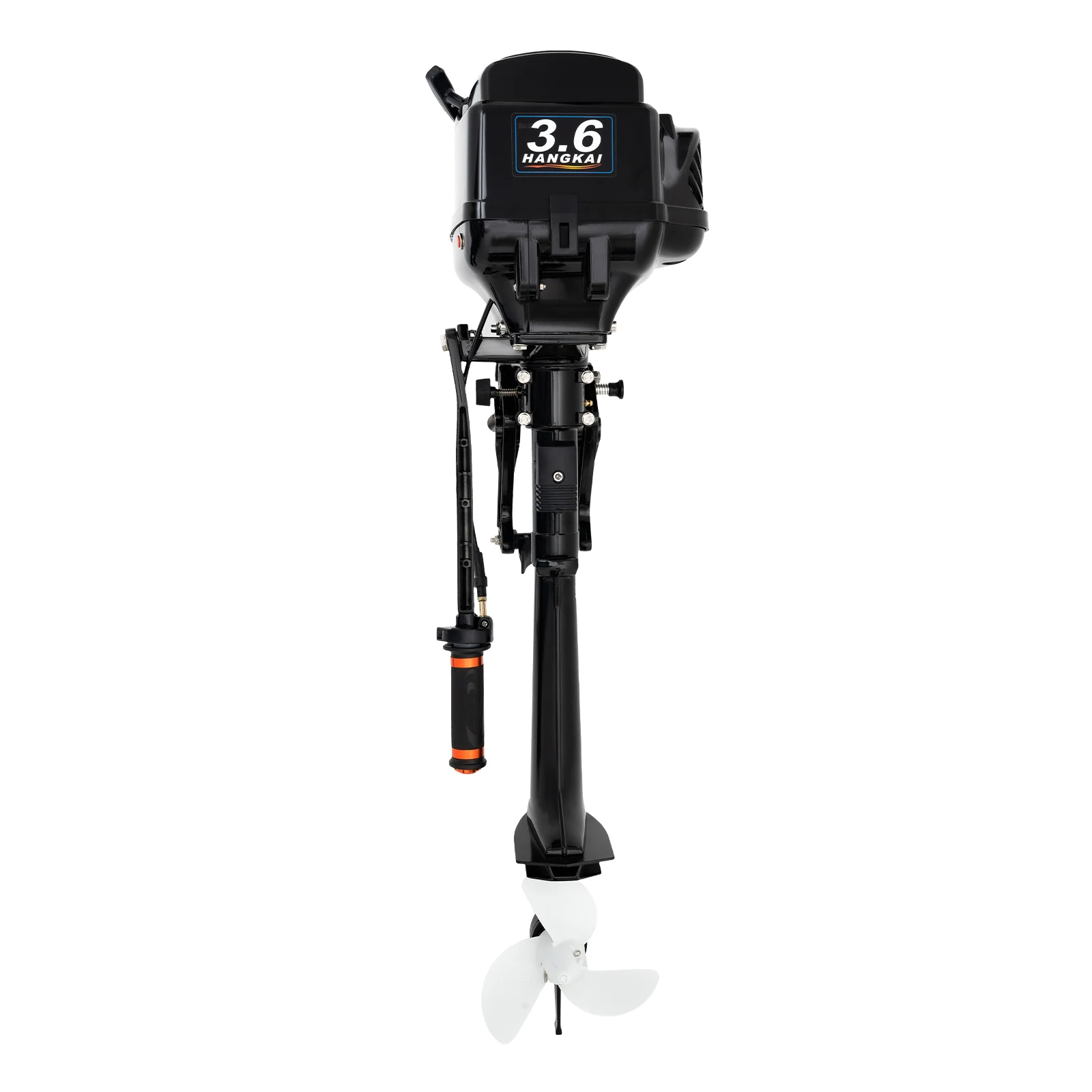 55CC 2 Stroke Outboard Motor 2.6KW outboard Fishing Boat Motor Engine with Air Cooling for Inflatable Boat Kayak Canoe Sailboat