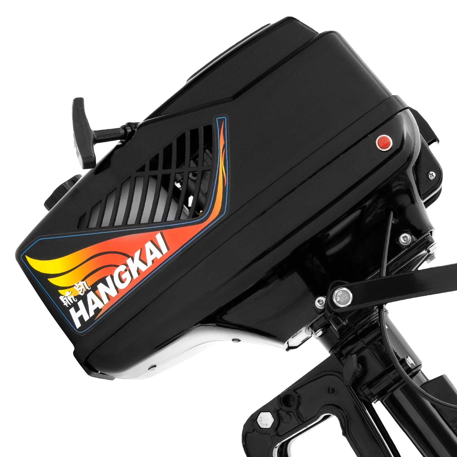 55CC 2 Stroke Outboard Motor 2.6KW outboard Fishing Boat Motor Engine with Air Cooling for Inflatable Boat Kayak Canoe Sailboat