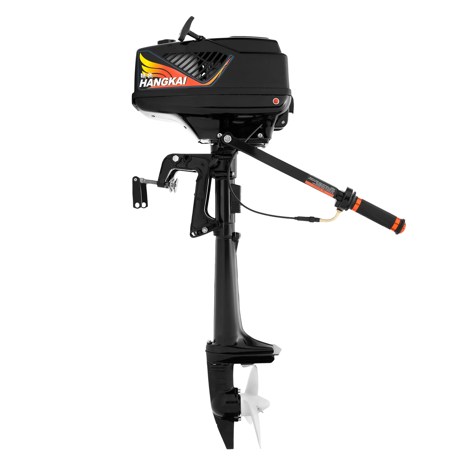 55CC 2 Stroke Outboard Motor 2.6KW outboard Fishing Boat Motor Engine with Air Cooling for Inflatable Boat Kayak Canoe Sailboat