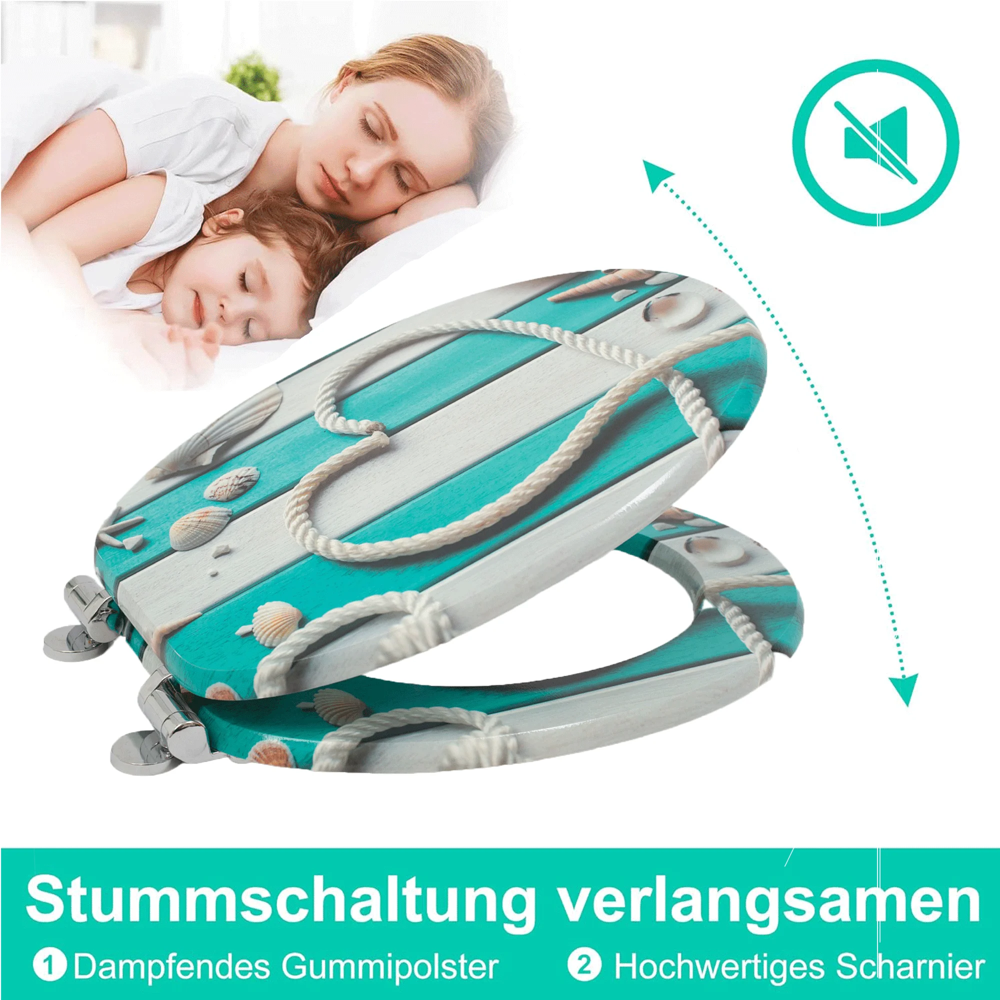 1PC WC Toilettensitze Abdeckung Langsam-Schließen Universal Wc Deckel Verdicken Ersatz U typ MDF Bord Wc für badezimmer Teile