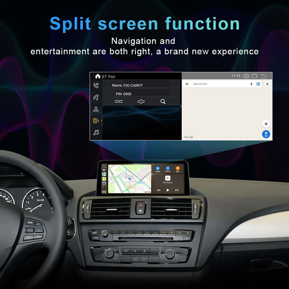 BONROAD 8+128GB Multimedia Automotive Display Touch Screen Car Radio Android Auto CarPlay For BMW X3 E83 Headunit GPS Navigation