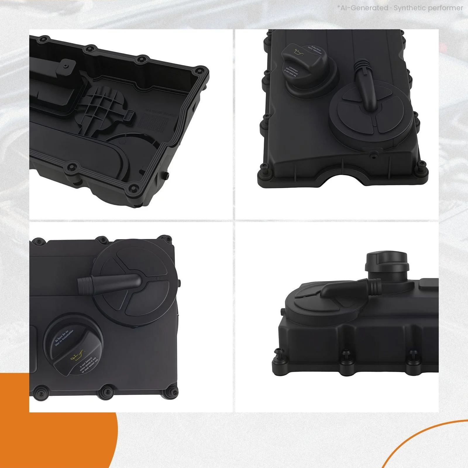 Valve Cover for VW Touran 1T1 1T2 2003-2010 2.0L TDI with Gasket 03G103469R 03G103469