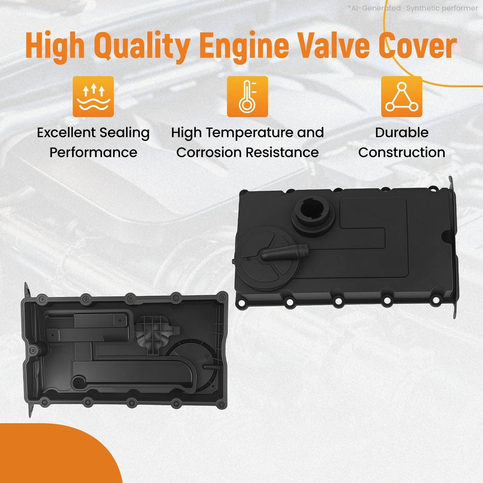 Valve Cover for VW Touran 1T1 1T2 2003-2010 2.0L TDI with Gasket 03G103469R 03G103469