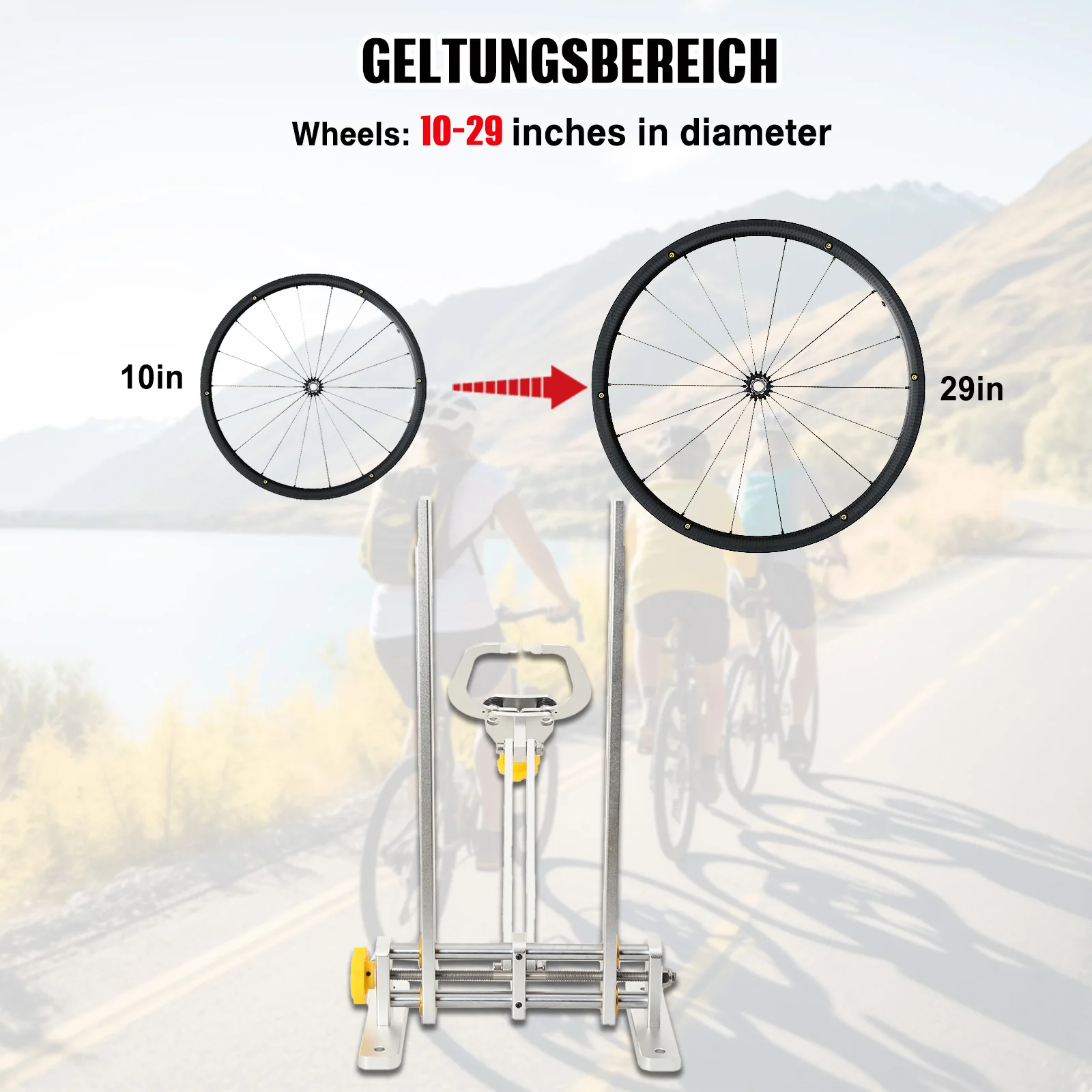 Road Bicycle Wheel Set Repair Tools Bicycle Wheel Set Alignment Frame Wheel Alignment Frame Bicycle Alignment Frame