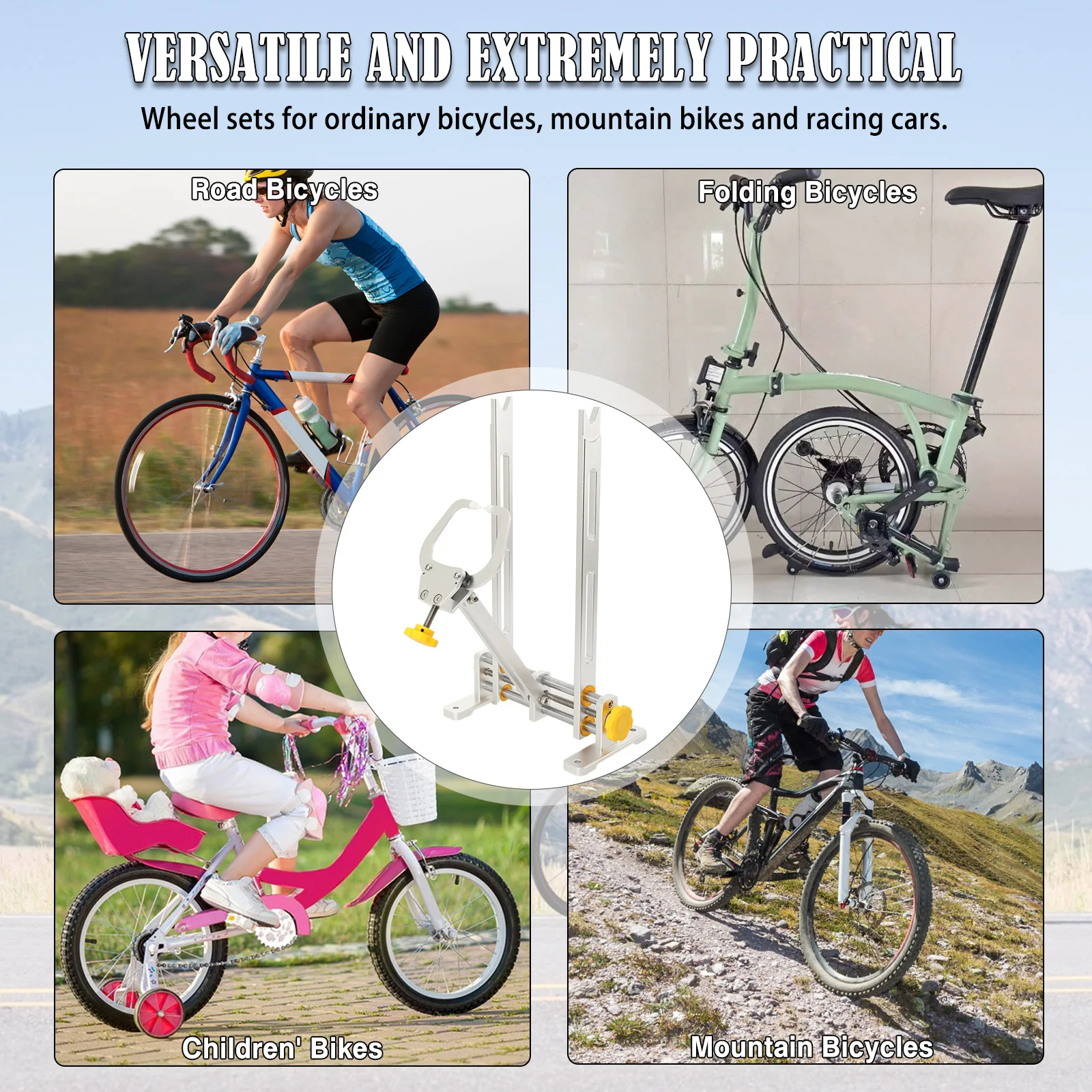 Road Bicycle Wheel Set Repair Tools Bicycle Wheel Set Alignment Frame Wheel Alignment Frame Bicycle Alignment Frame