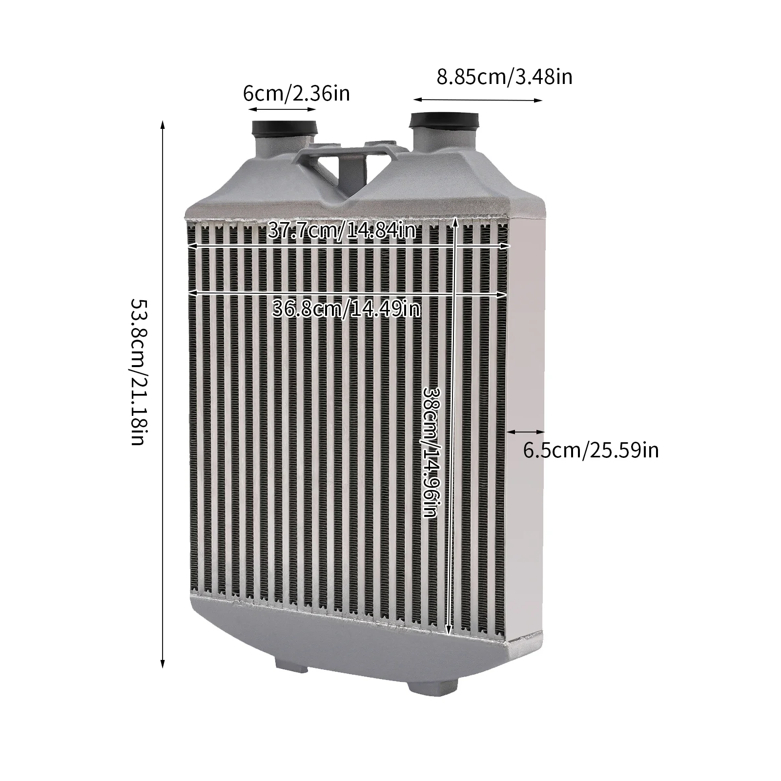 Aluminum Intercooler,Cooler Heat Exchanger for Skoda Fabia VRS Seat Sport VW Polo 1.9 TDI 130PD 60Psi