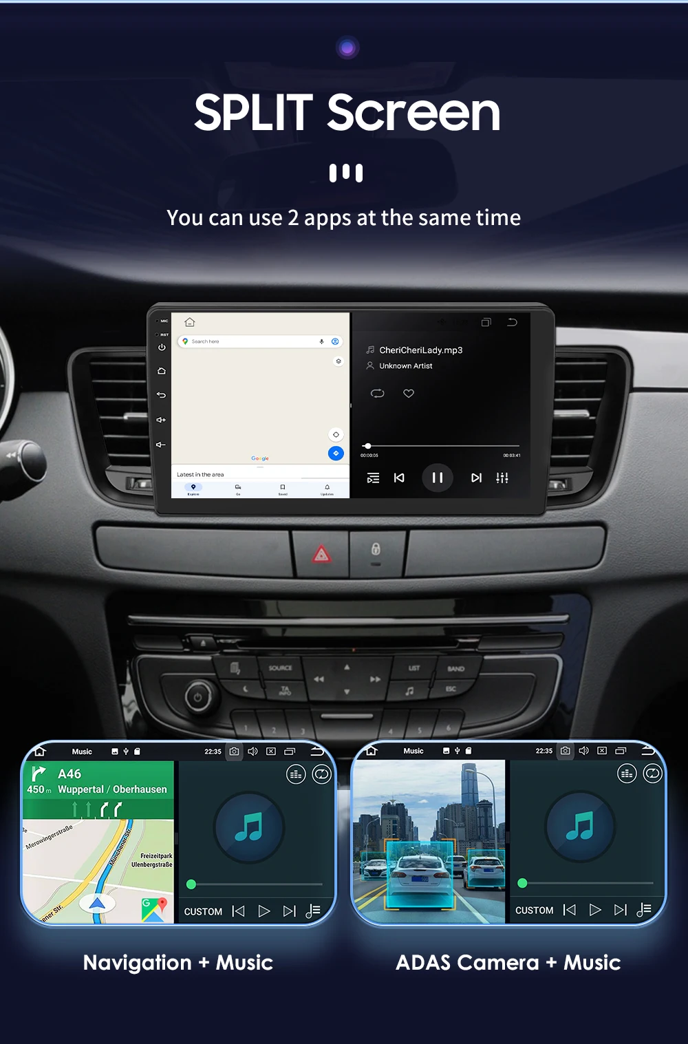 9Inch Carplay Android 12 Autoradio For Peugeot 508 2011-2017 2018 Car radio multimedia player GPS navi Screen Auto Stereo Audio
