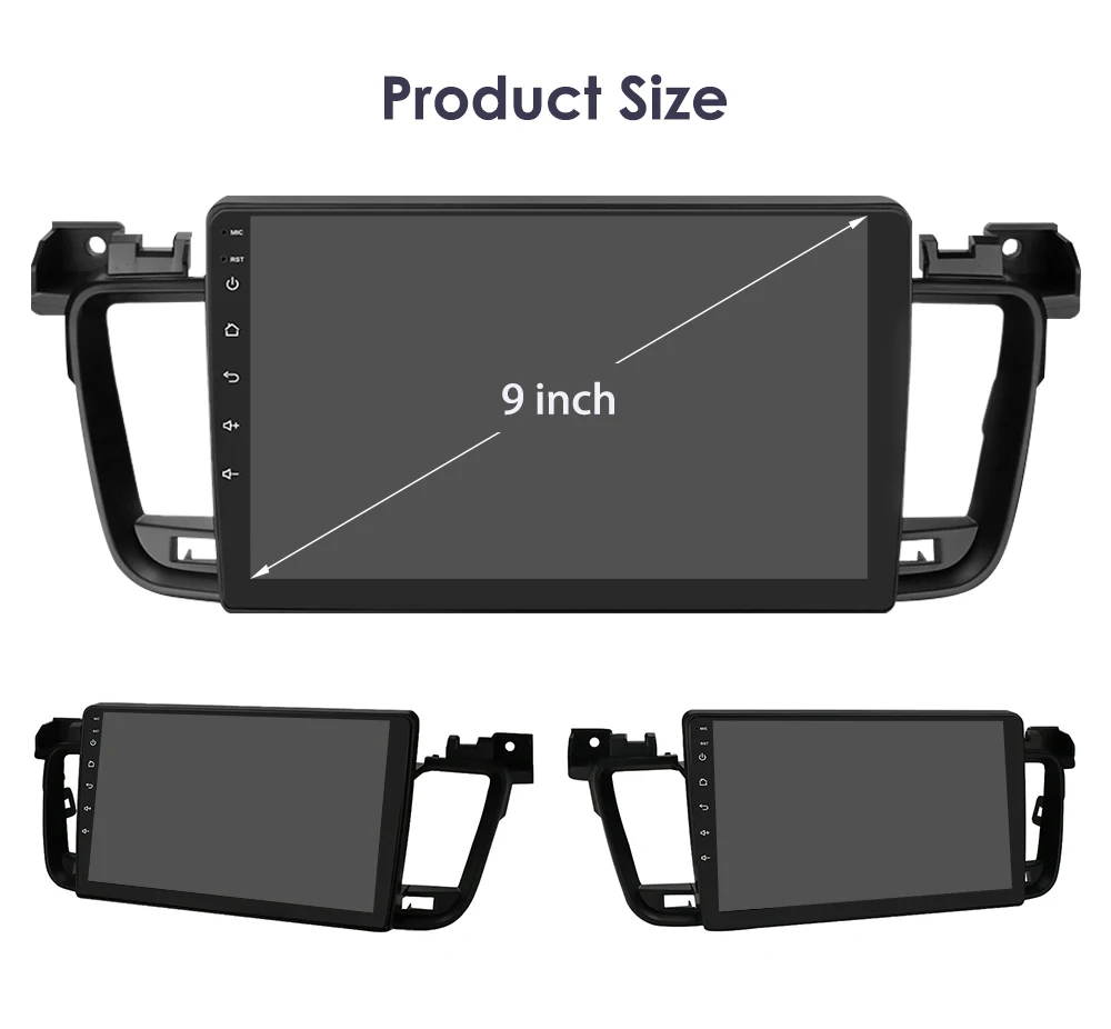 9Inch Carplay Android 12 Autoradio For Peugeot 508 2011-2017 2018 Car radio multimedia player GPS navi Screen Auto Stereo Audio
