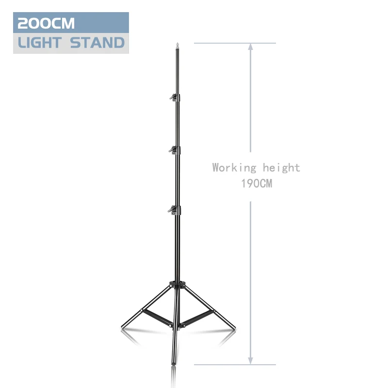 37/68/100/150/1901/4 Screw Head Photography Selfie Portable Light Tripod Stand Trepied Smartphone For Mini Photo Studio